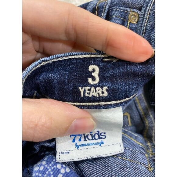 Toddler Girls American‎ Eagle Bootcut Dark Wash Jeans Size 3 Years  Bundle Of 2 - Picture 5 of 7